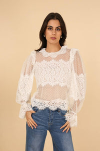 Dentelle Lace Top