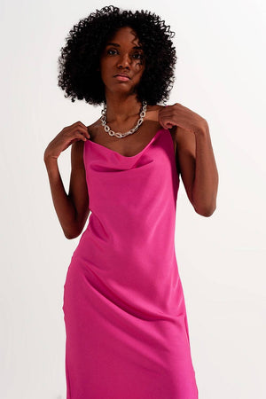 Hot pink Cami Slip Dress