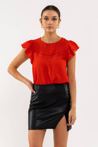 Lace Inset Top