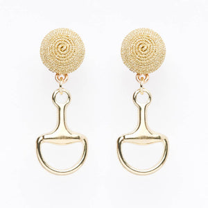 Bit Earrings Gold - Thread