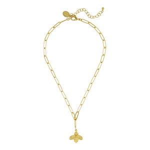 Bee Paperclip Necklace