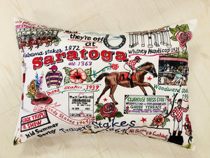 and they're off at Saratoga Pillow - Miss Scarlett Boutique