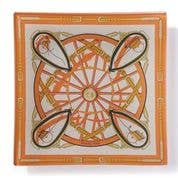 Square Trinket Tray/ Wall Art- Scarf
