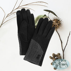 Cable Detail Gloves