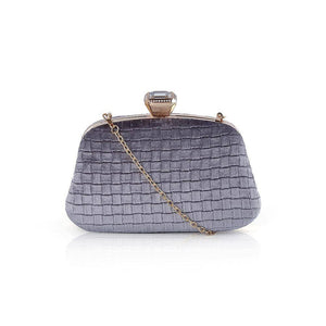 Velvet Textured Clutch