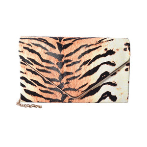 Eliza Animal Print Clutch Bag