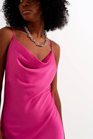 Hot pink Cami Slip Dress