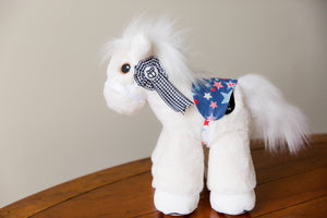 Piccoli Horses - ENGLISH - CLASSIC PLUSH PONY - Popcorn