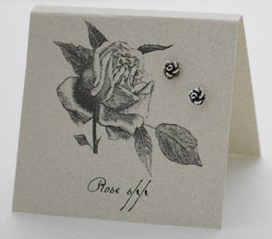 Petite Rose Studs - sterling silver Natural History