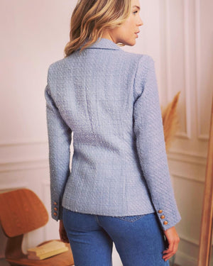 Blue Tweed Blazer