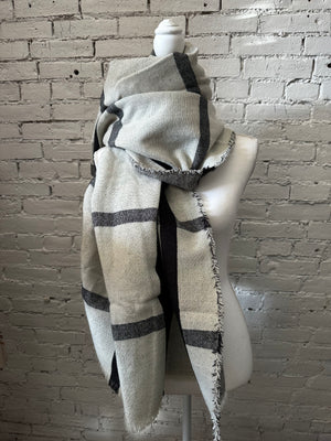 Black and White Scarf