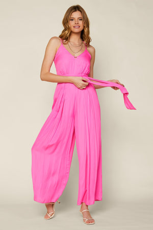 Hot Pink Jumpsuit