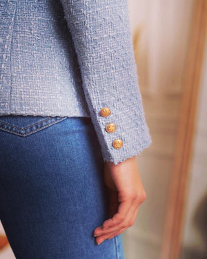 Blue Tweed Blazer