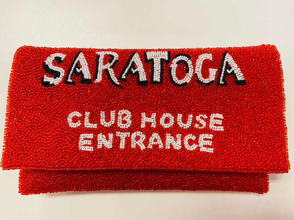 Beaded Saratoga Clubhouse Clutch - Miss Scarlett Boutique