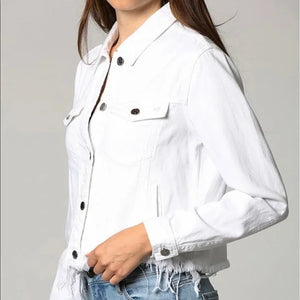 Hidden Jeans White Denim Jacket