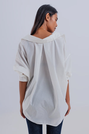 Relaxed Poplin Shirt