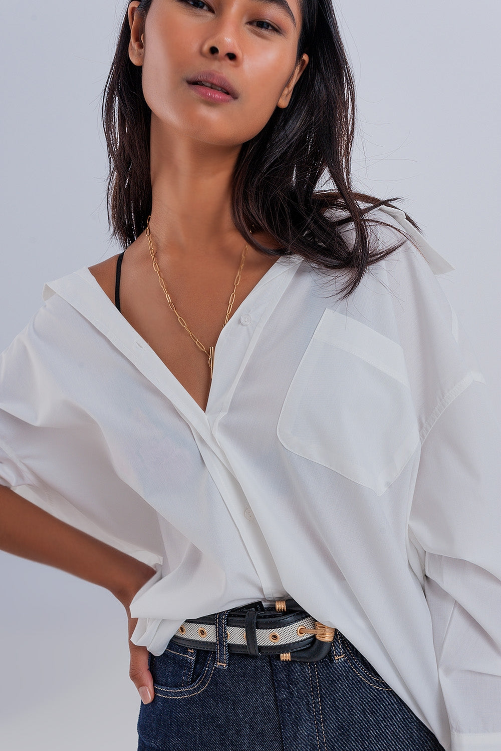 Relaxed Poplin Shirt