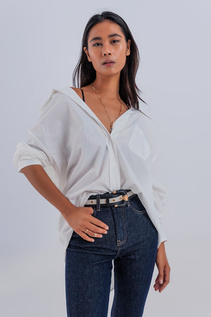 Relaxed Poplin Shirt