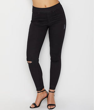 Spanx Distressed Skinny Jean - Vintage Black
