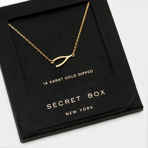 Wishbone Necklace